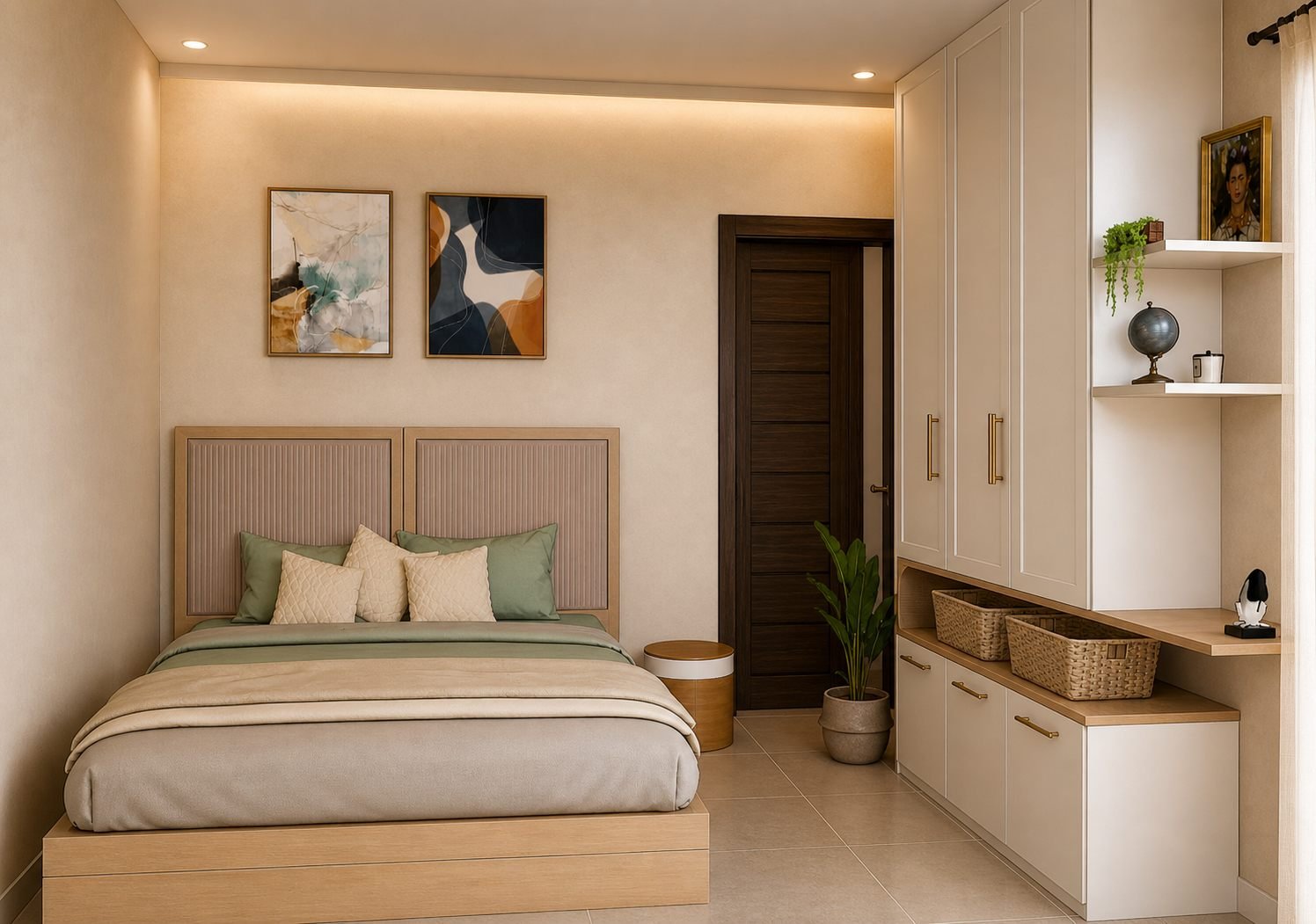 3D guest room visualisation by Design DNA